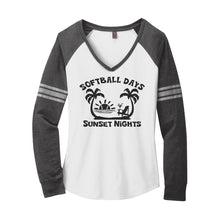 Load image into Gallery viewer, Softball Days, Sunset Nights
