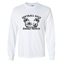 Load image into Gallery viewer, Softball Days, Sunset Nights
