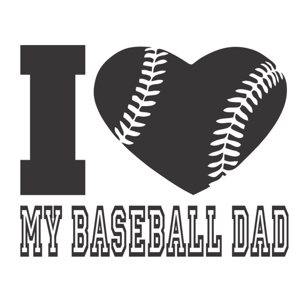 I Heart My Baseball Dad - 03 (Youth Sizes)