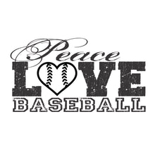 Load image into Gallery viewer, Peace, Love, Baseball - 03
