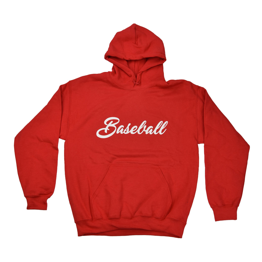 Baseball - Script Hoodie
