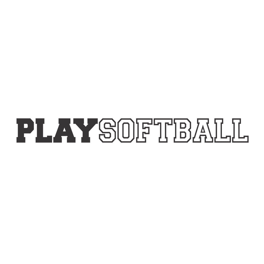 Play Softball