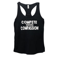 Load image into Gallery viewer, Compete With Compassion Glitch Tank
