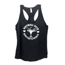 Load image into Gallery viewer, Softball Days Margaritas Nights Tank
