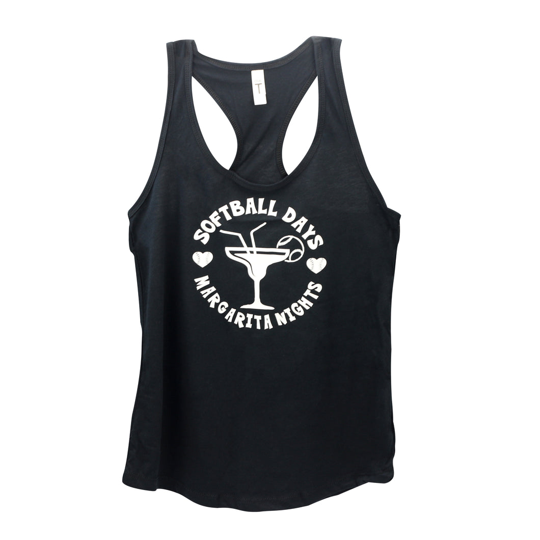 Softball Days Margaritas Nights Tank