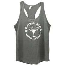 Load image into Gallery viewer, Softball Days Margaritas Nights Tank
